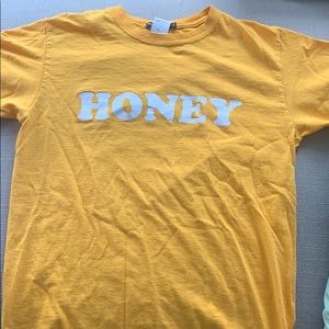 Casual honey print T-shirt